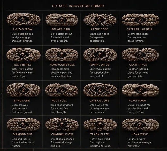 Segmented outsole architecture