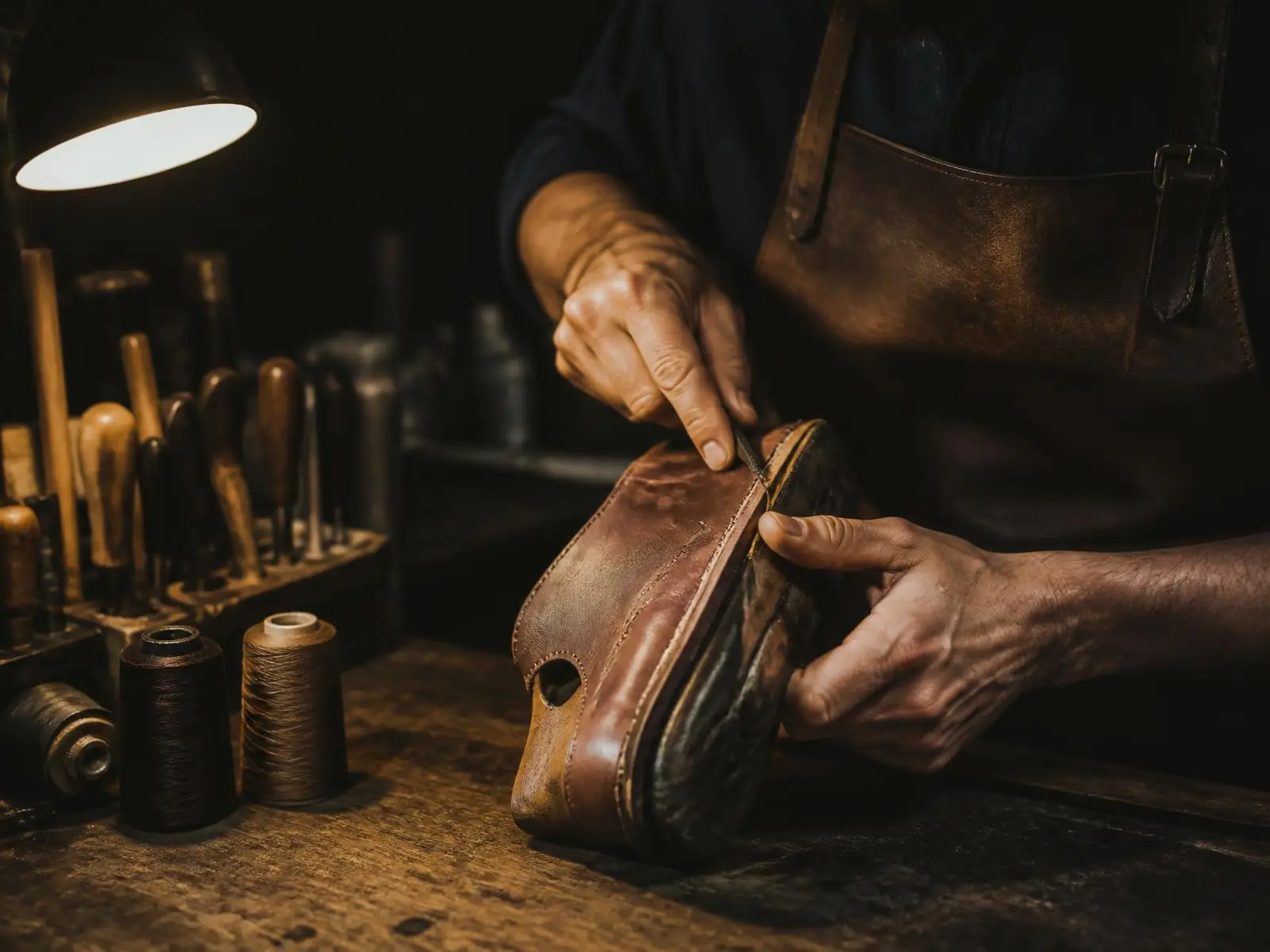 Bench-made, one pair at a time