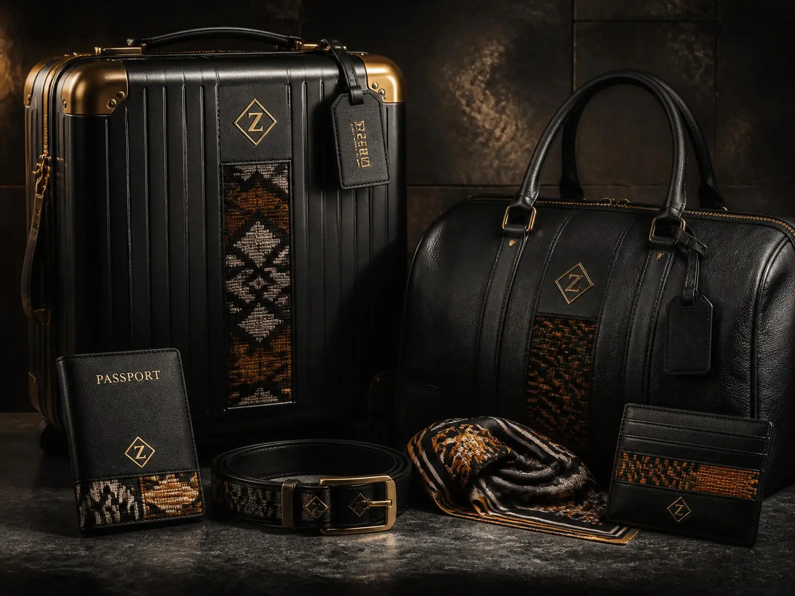 Zipper Vibe Travel & Accessories™ — Everything you carry, signed., finished with the house African heritage cloth signature
