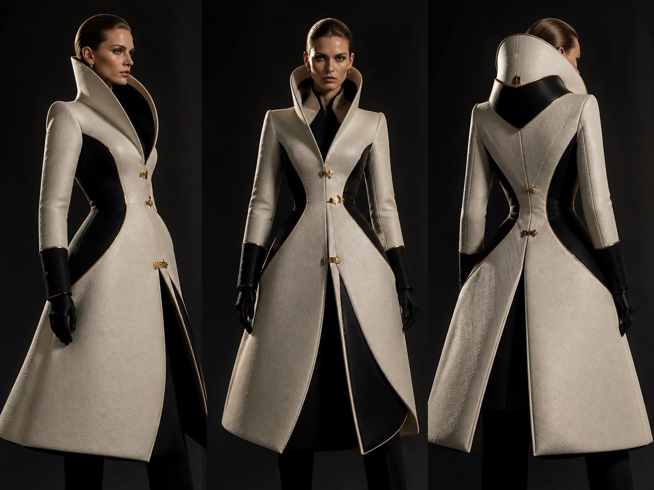 Couture that changes shape with the wearer